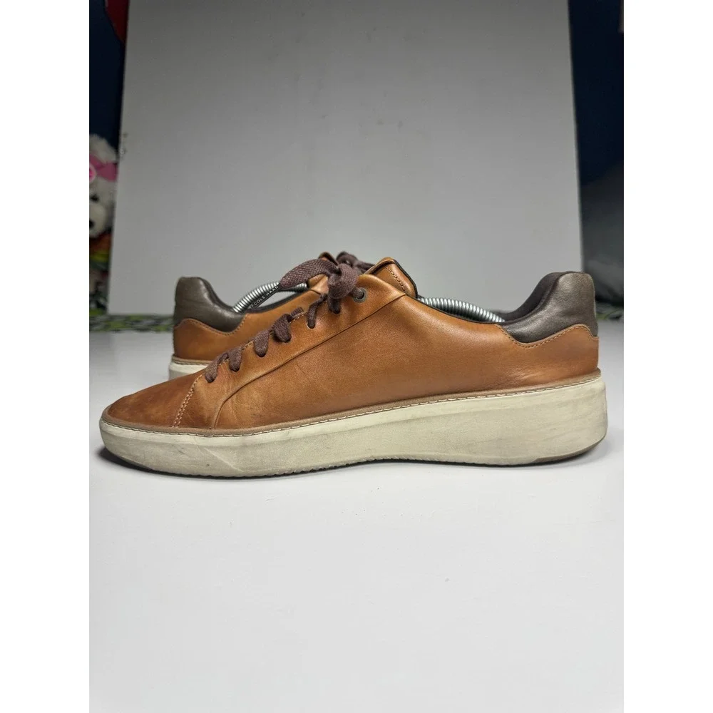 Cole Haan GrandPrø Topspin C34229 Sneakers Mens 11M Brown Leather Casual Shoes